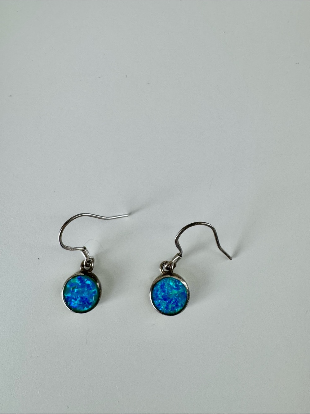 Blue Opal Drop Earrings - Women Jewelry